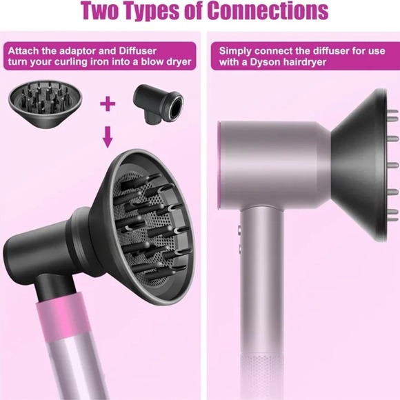 New Hair Diffuser Attachment Adapter for Dyson Airwrap - Picture 2 of 9